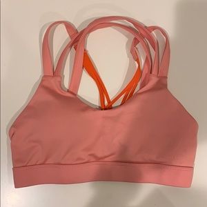 Pink Sports Bra